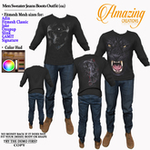 AmAzInG CrEaTiOnS Men Sweater Jeans Boots Outfit (02)