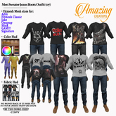 AmAzInG CrEaTiOnS Men Sweater Jeans Boots Outfit (07)