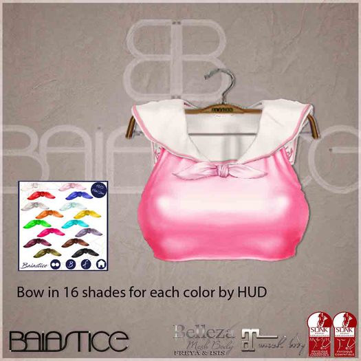 Baiastice_Mini Sailor Top-Pink