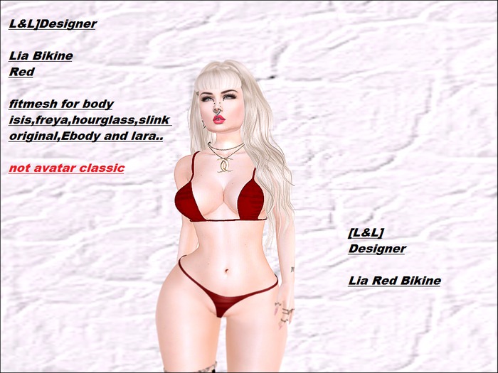 [L&L]Lia Bikine Red