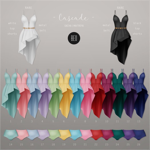 7.BEO - Cascade gacha Top TURQUOISE [Maitreiya]