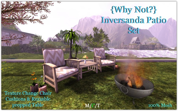 {Why Not?} Inversanda Patio Set-Boxed