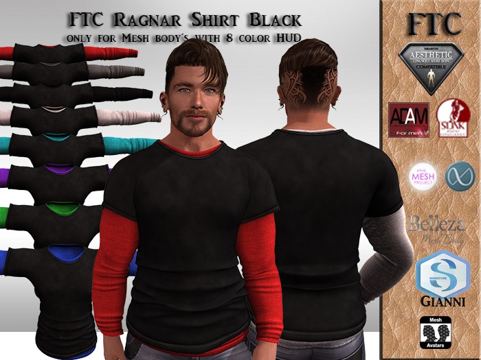 FTC Ragnar Shirt Black