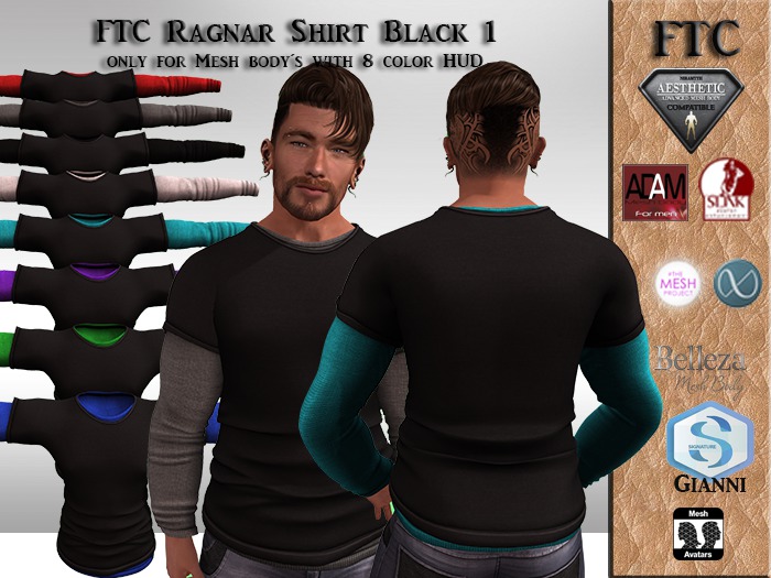 FTC Ragnar Shirt Black 1