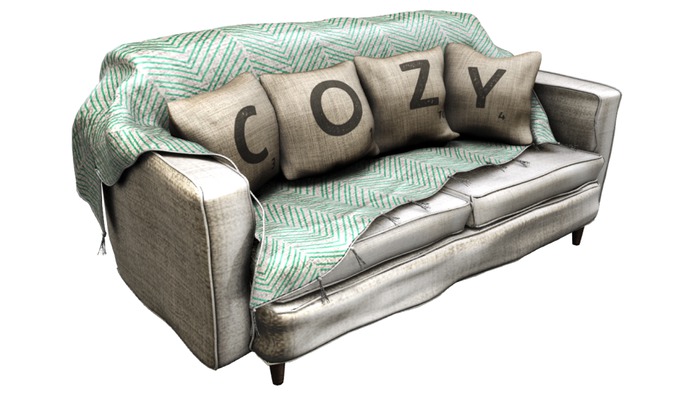 {vespertine}tiny dwelling - lazy sofa / beige