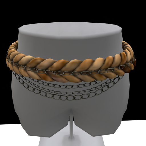 DF TAN ROPE & CHAIN BELT