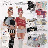 ELIKATIRA Lazy Day Blanket Clutter