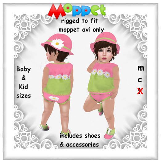 Moppet Daisy Dress Set
