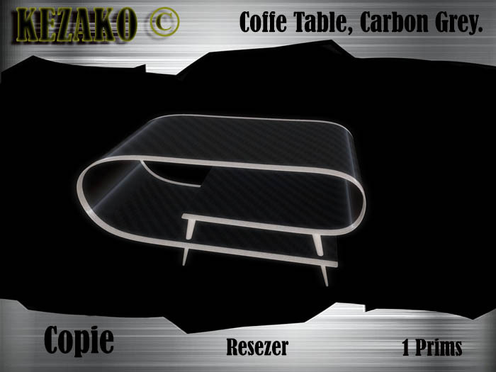 *K* Coffe Table Carbon Grey