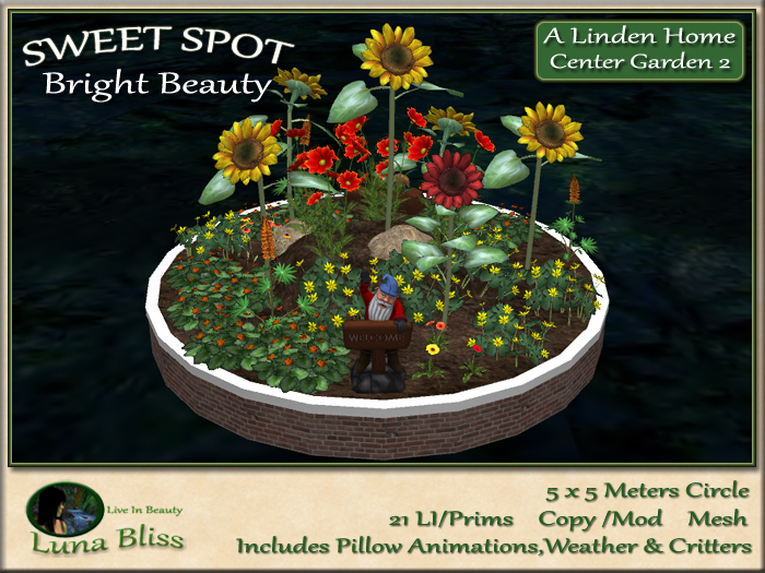 Bright Beauty SWEET SPOT - Center Garden 2 - Garden Arrangement