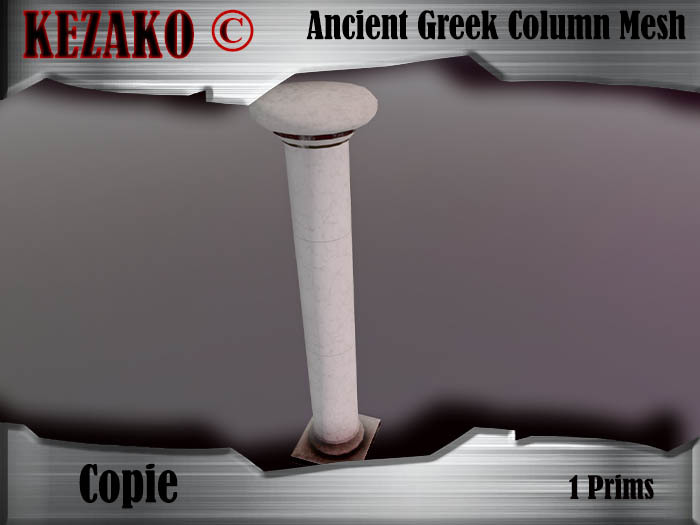 *K* Ancient Greek Column Mesh
