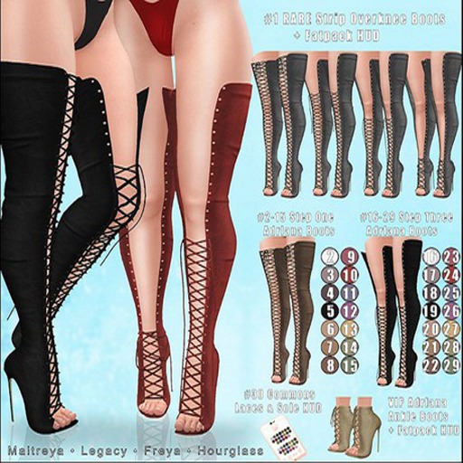 #11 *Vanilla Bae* Adriana Boots (Step One) Color10 -  Maitreya