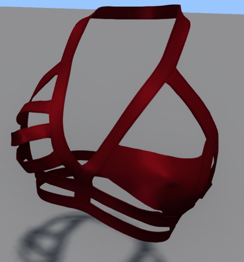 [The Forge] Aftermath Bra, Red