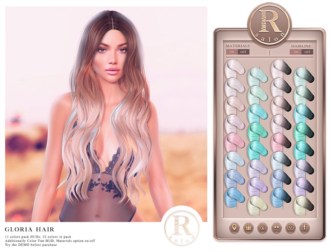 RAMA.SALON - Gloria Hair 'Pastels Colorant'