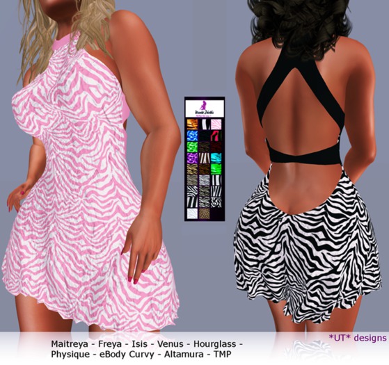 0006044 Mesh Mini Dess [Fatpack Zebra]