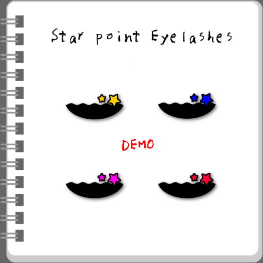 CHIBIT Star point Eyelashes DEMO- UME  (add)