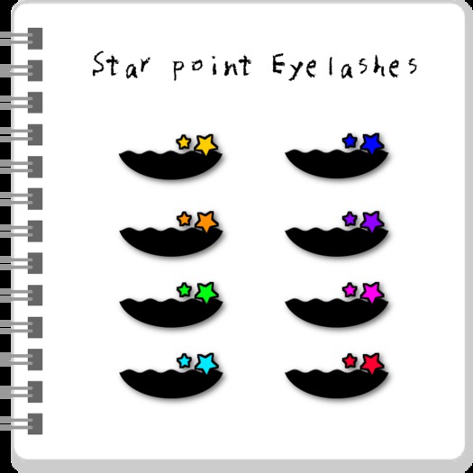 CHIBIT Star point Eyelashes - UME  (add)