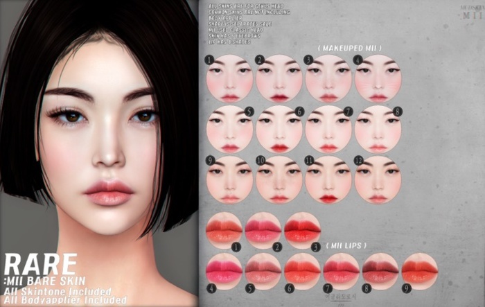 [ MUDSKIN ]_MII # MAKEUP 4