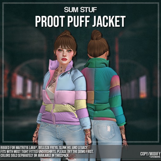 SUM STUF - Proot Puff Jacket : THICCPACK