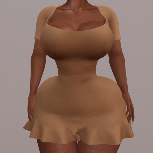 Moxy - Lydia Dress  ( Camel )