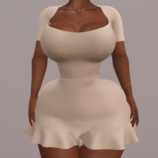 Moxy - Lydia Dress  ( OffWhite )