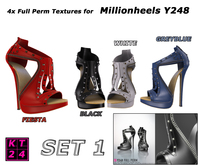 K24T:// 4x Full Perm Textures for Millionheels Y 248 Set 1