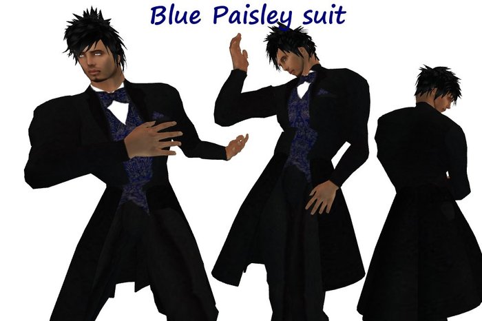 Paisley Blue suit