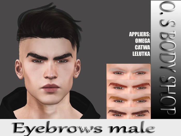!OS! EYEBROWS V2 Male APPS BENTO