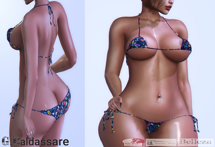 ::G.B-Bikini- Blue::