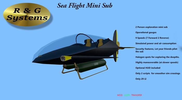 Sea Flight  Black Crate