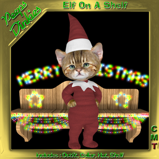 Peeps Dinkies Elf On A Shelf