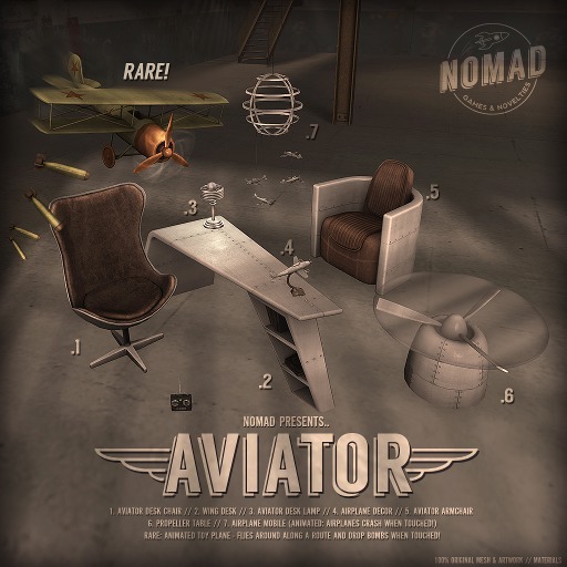 NOMAD // 03 // Aviator Table Lamp