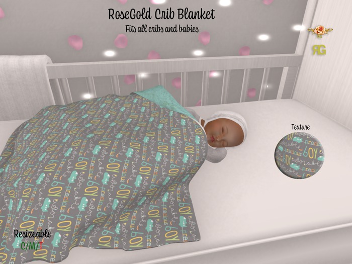 baby boy crib blanket