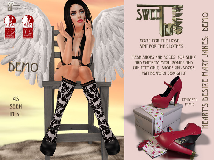 Demo Sweet Tea Heart's Desire Mary Janes(add me )