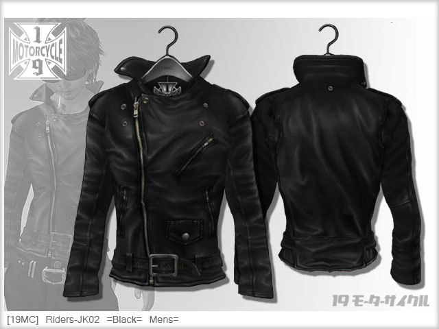 [19MC] Riders-JK02 =Black= Mens =