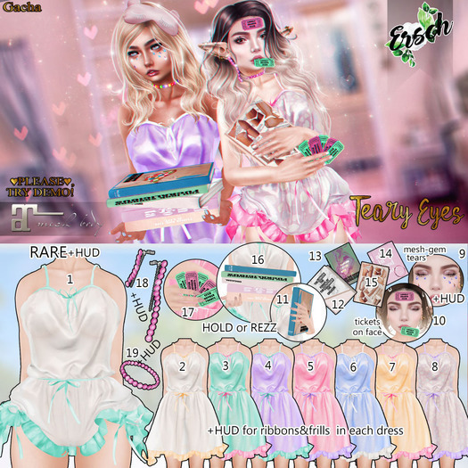 ERSCH - Teary Eyes Gacha MAITREYA Gem Tears (unriged)