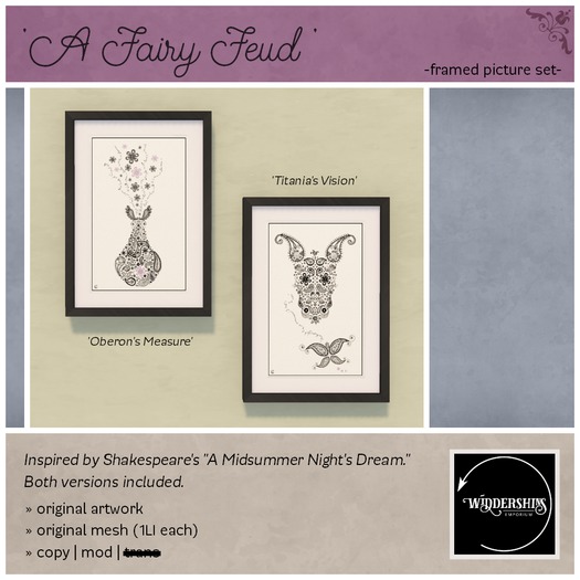 Widdershins - A Fairy Feud -Picture Set-