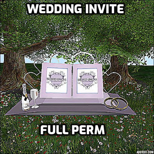 Blessed Unions Wedding Invite 1