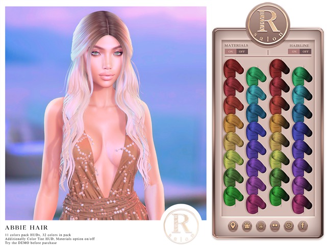 RAMA.SALON - Abbie Hair 'Colores'