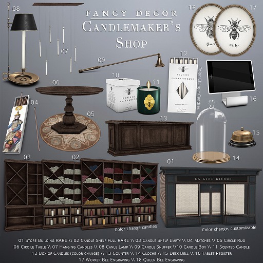 12 Fancy Decor: Box of Candles