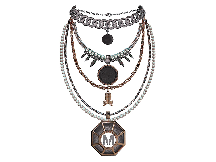 MINIMAL - Charmed Necklace Copper