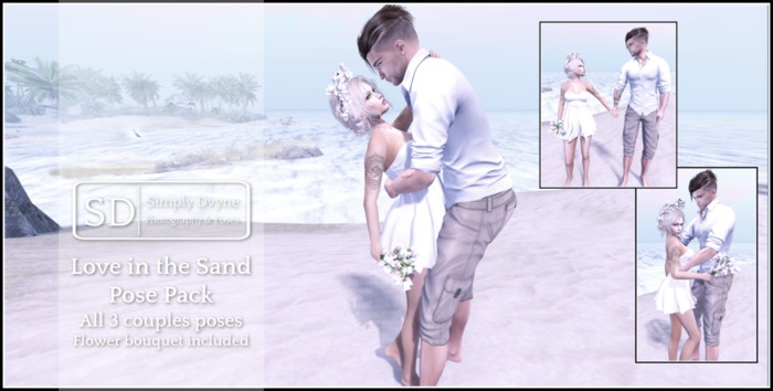 SD:: Love in the Sand Pose Pack
