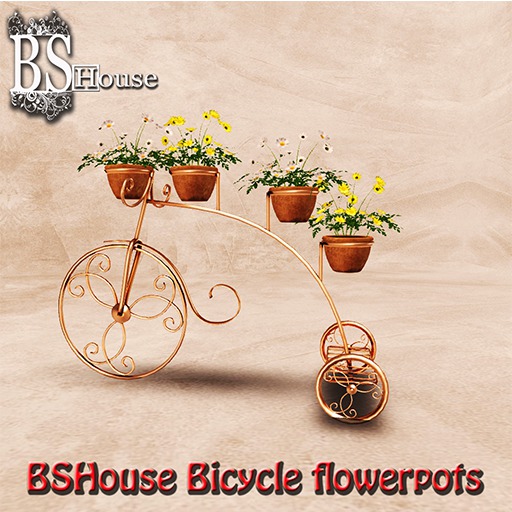 BSHouse Bicycle flowerpots