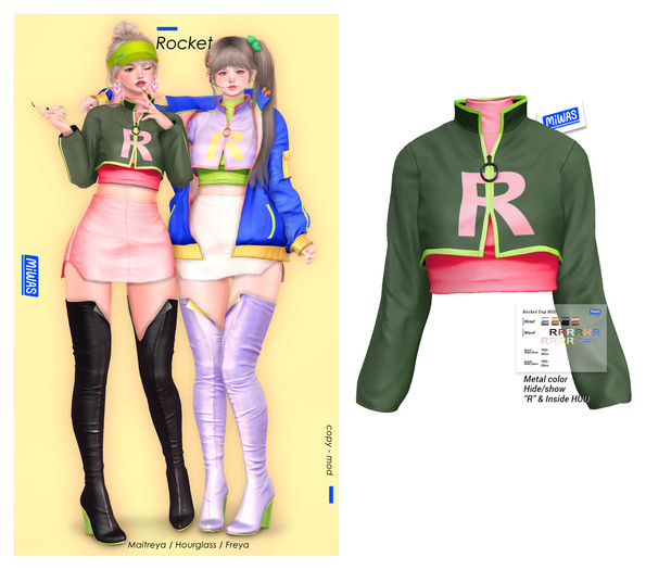 MIWAS / Rocket Top #Green