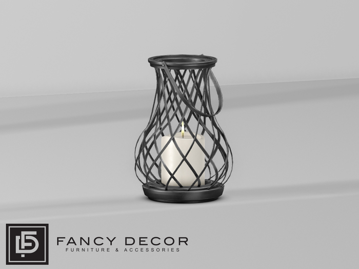 Fancy Decor: Briar Lantern (black)