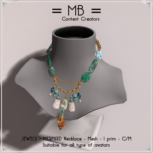 = MB = BOX JEWELS - MERMAID Necklace