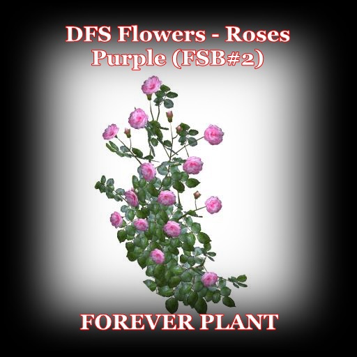 DFS TEXTURE - DFS Flowers - Roses Purple (FSB#2)