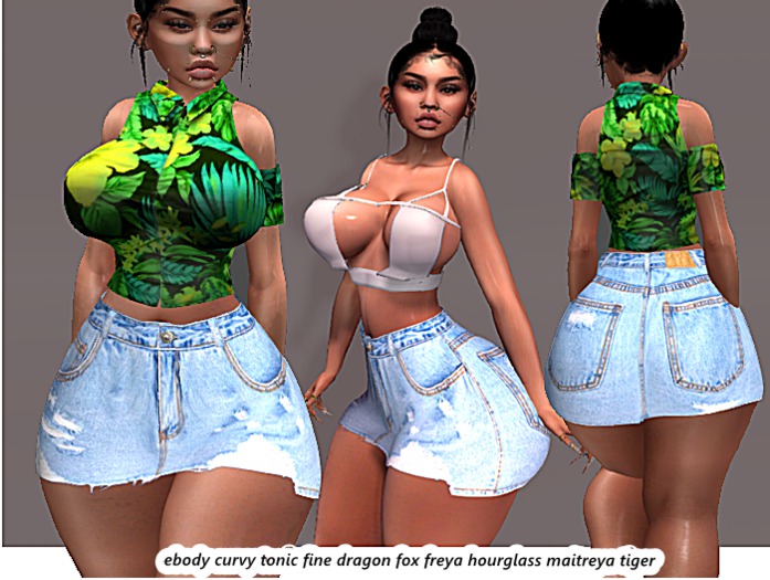 T.P.G.Project Ann Denim Skirt