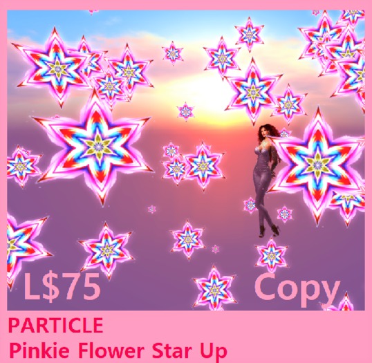PARTICLE Pinkie Star flower up #