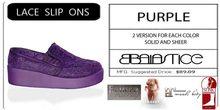 Baiastice_Lace Slip On-Purple